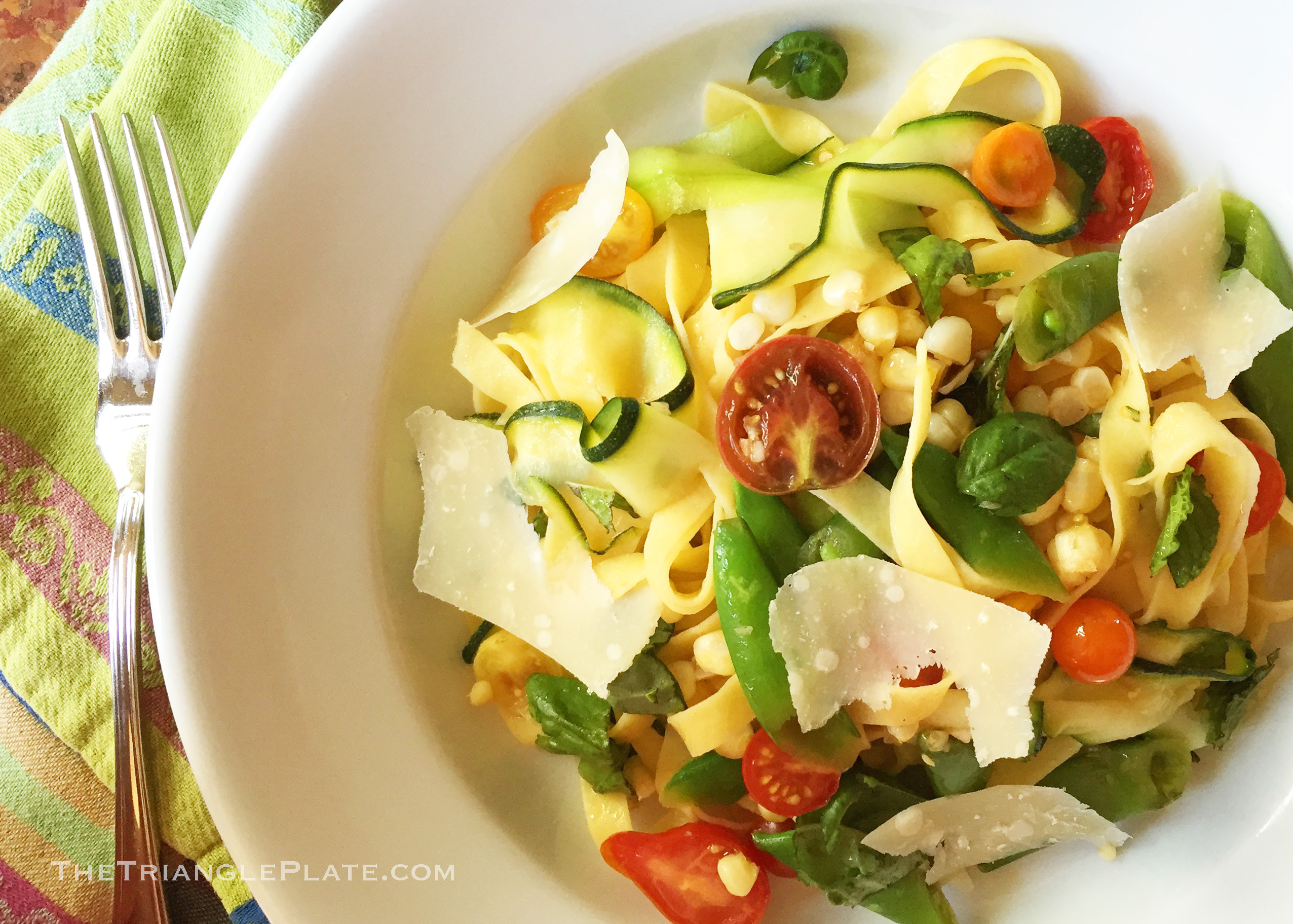 Farmer’s Market Pappardelle The Triangle Plate